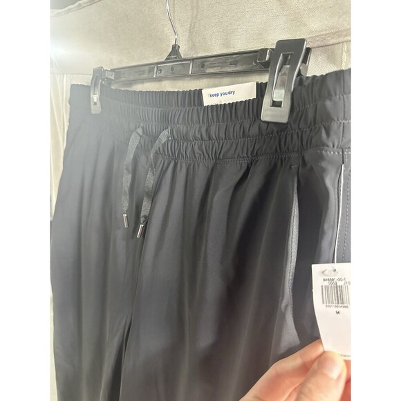NWT Old Navy High Waisted Sleek Joggers Go Dry Black Size Medium Skinny - Picture 3 of 7